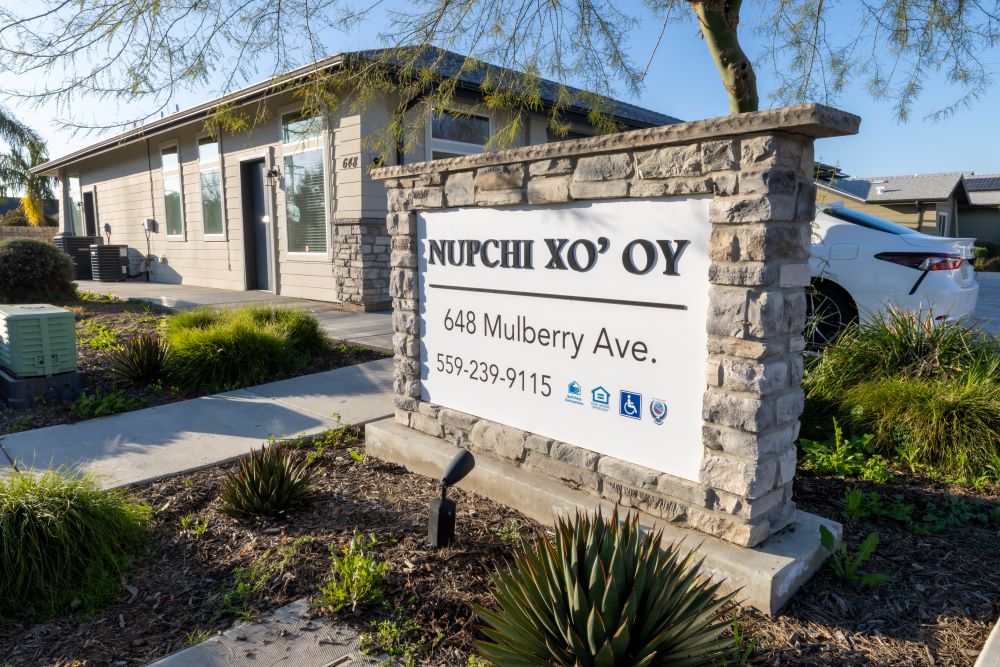 The sign for Nupchi Xo' Oy
