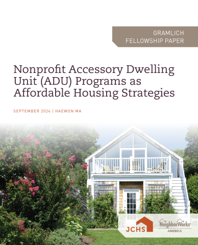 Nonprofit Accessory Dwelling Unit Cover