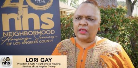 Lori Gay, president and CEO of NHS of LA County